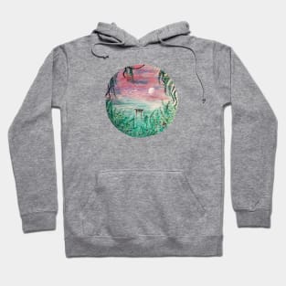 Spirited Dragon River Spirit Painting Hoodie